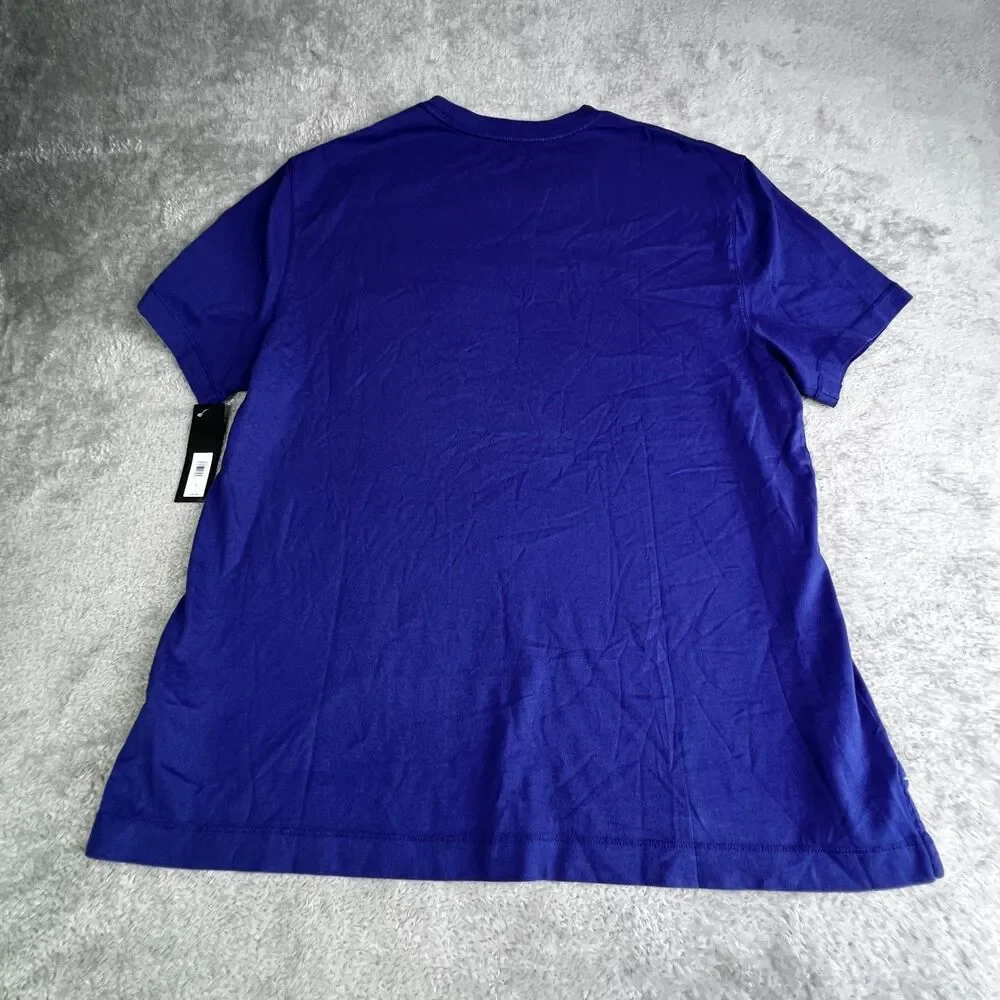 Banana Republic Authentic T-Shirt Mens Large Cobalt Blue Supima Cotton Pocket